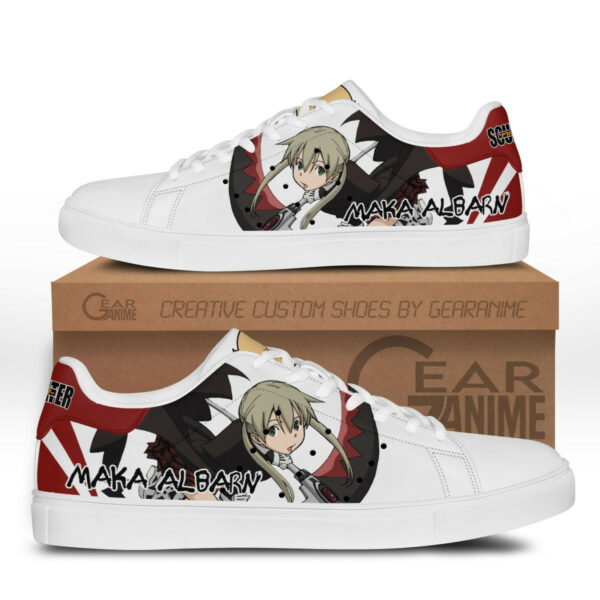Maka Albarn Skate Shoes Custom Soul Eater Anime Sneakers 1