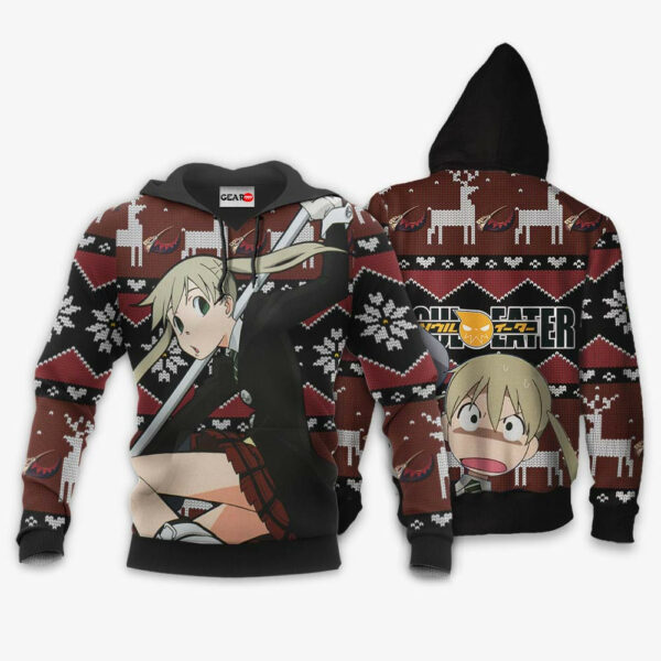 Maka Albarn Ugly Christmas Sweater Custom Anime Soul Eater XS12 3