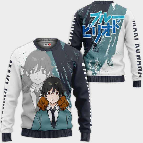 Maki Kuwana Hoodie Custom Anime Blue Period Merch Clothes 2