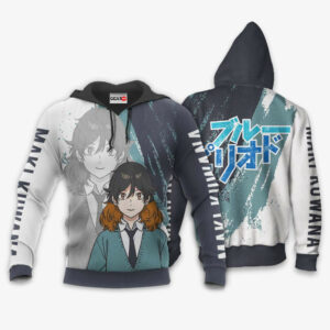 Maki Kuwana Hoodie Custom Anime Blue Period Merch Clothes 8