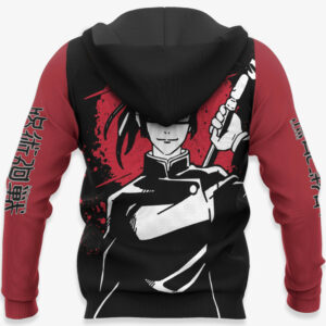 Maki Zenin Hoodie Custom Jujutsu Kaisen Anime Merch Clothes Monochrome 10