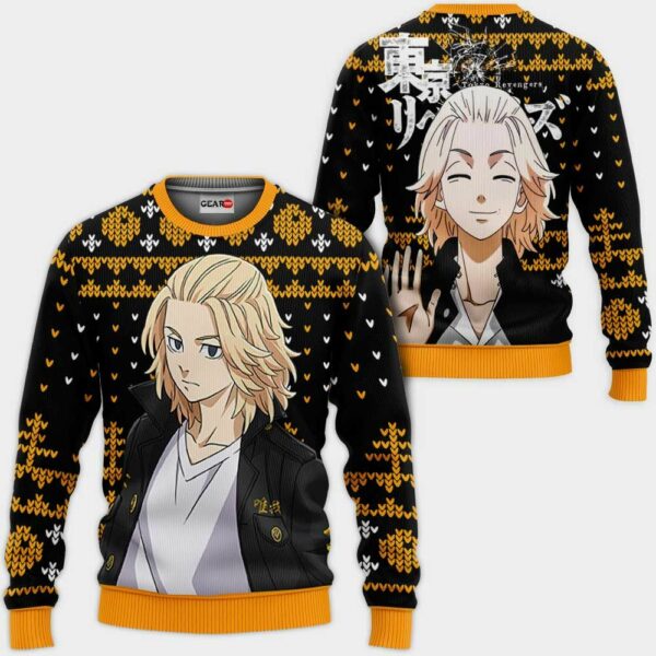 Manjirou Sano Mikey Ugly Christmas Sweater Custom Anime Tokyo Revengers XS12 1