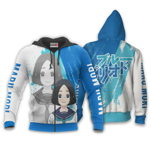 Maru Mori Hoodie Custom Anime Blue Period Merch Clothes 1