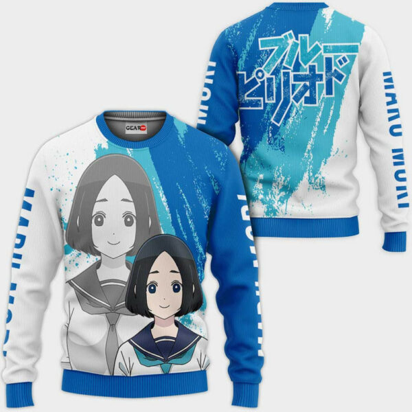 Maru Mori Hoodie Custom Anime Blue Period Merch Clothes 2