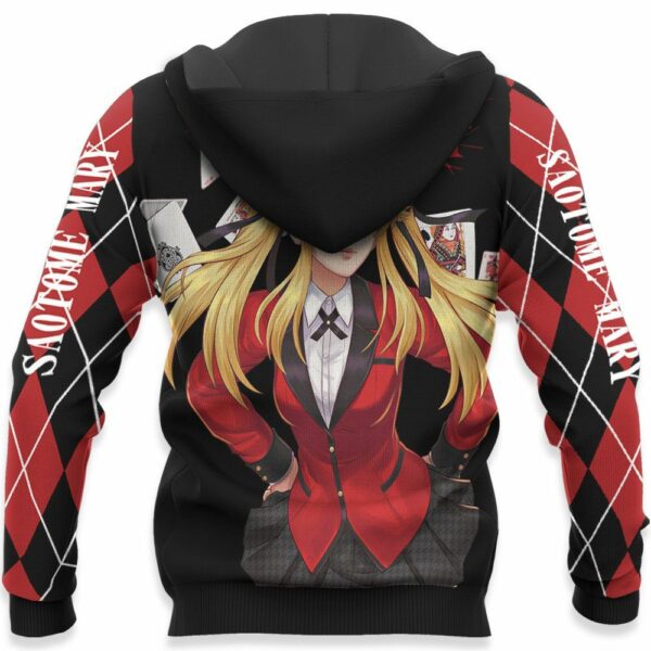 Mary Saotome Hoodie Shirt Kakegurui Anime Zip Jacket 5