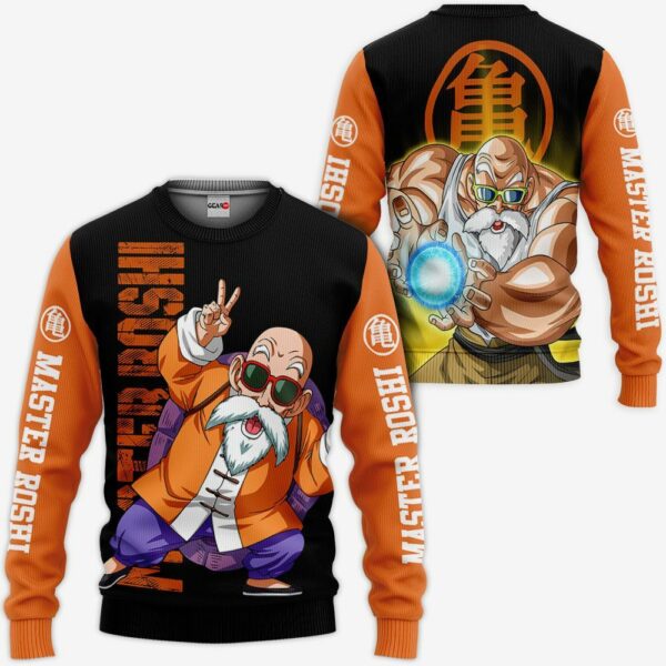 Master Roshi Shirt Hoodie Dragon Ball Anime Jacket 2