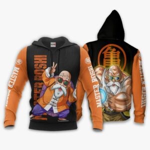 Master Roshi Shirt Hoodie Dragon Ball Anime Jacket 8