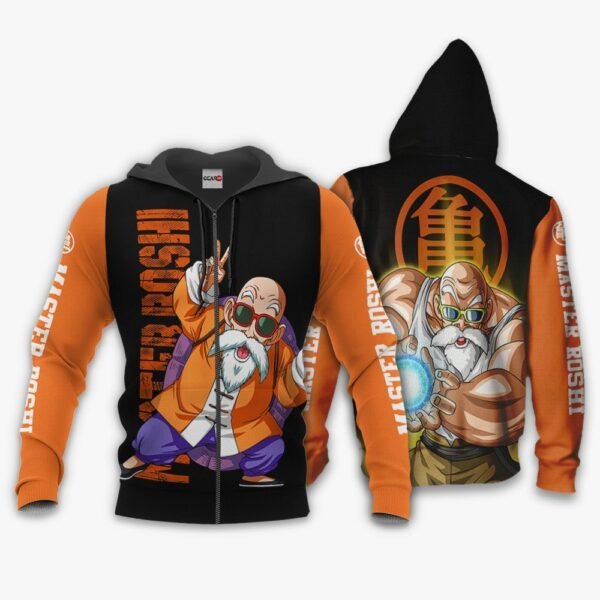 Master Roshi Shirt Hoodie Dragon Ball Anime Jacket 1