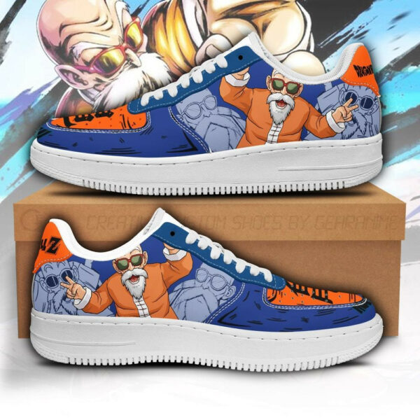 Master Roshi Shoes Custom Dragon Ball Anime Sneakers Fan Gift PT05 1