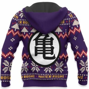 Master Roshi Ugly Christmas Sweater Custom Anime Dragon Ball XS12 8
