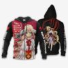 Hiro and Zero Two Hoodie Custom Darling In The Franxx Anime Merch Clothes 12