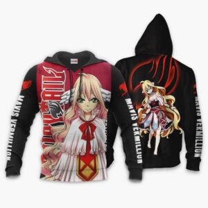 Mavis Vermillion Hoodie Fairy Tail Anime Merch Stores 8