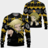 Zenitsu Ugly Christmas Sweater Custom Anime Kimetsu XS12 11