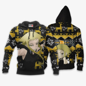 Medusa Gorgon Ugly Christmas Sweater Custom Anime Soul Eater XS12 7