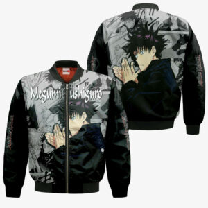 Megumi Fushiguro Hoodie Custom Jujutsu Kaisen Anime Merch Clothes Manga Style 9