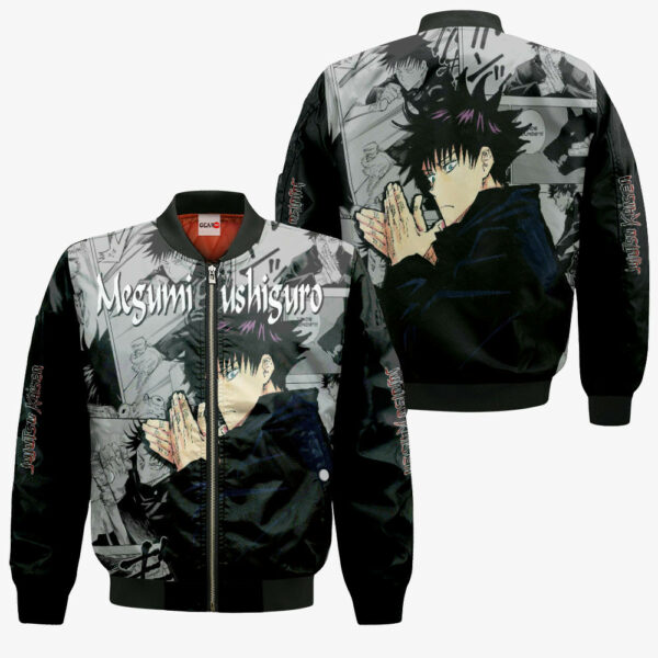 Megumi Fushiguro Hoodie Custom Jujutsu Kaisen Anime Merch Clothes Manga Style 4