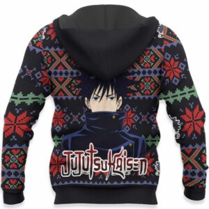 Megumi Fushiguro Ugly Christmas Sweater Custom Anime Jujutsu Kaisen XS12 8