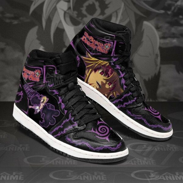 Meliodas Demon Shoes Seven Deadly Sins Anime Sneakers MN10 3