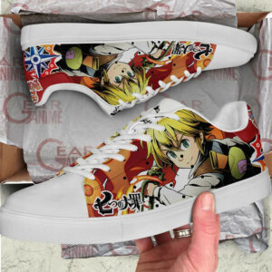 Meliodas Skate Shoes The Seven Deadly Sins Anime Custom Sneakers SK10 5