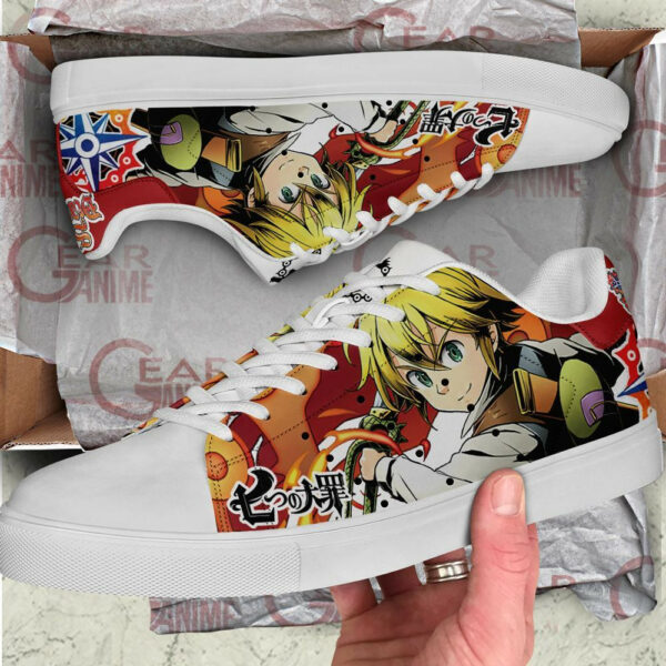 Meliodas Skate Shoes The Seven Deadly Sins Anime Custom Sneakers SK10 2