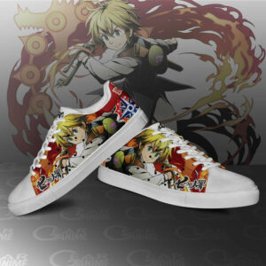 Meliodas Skate Shoes The Seven Deadly Sins Anime Custom Sneakers SK10 6