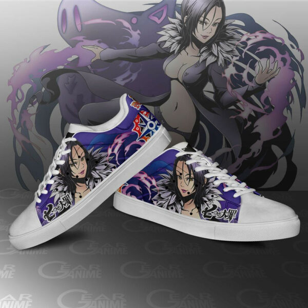 Merlin Skate Shoes The Seven Deadly Sins Anime Custom Sneakers SK10 2