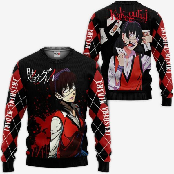 Midari Ikishima Hoodie Shirt Kakegurui Anime Zip Jacket 2