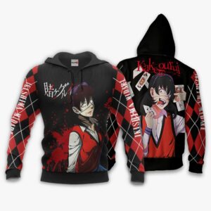 Midari Ikishima Hoodie Shirt Kakegurui Anime Zip Jacket 8