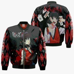 Midari Ikishima Hoodie Shirt Kakegurui Anime Zip Jacket 9