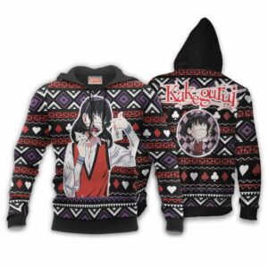 Midari Ikishima Ugly Christmas Sweater Custom Anime Kakegurui XS12 7