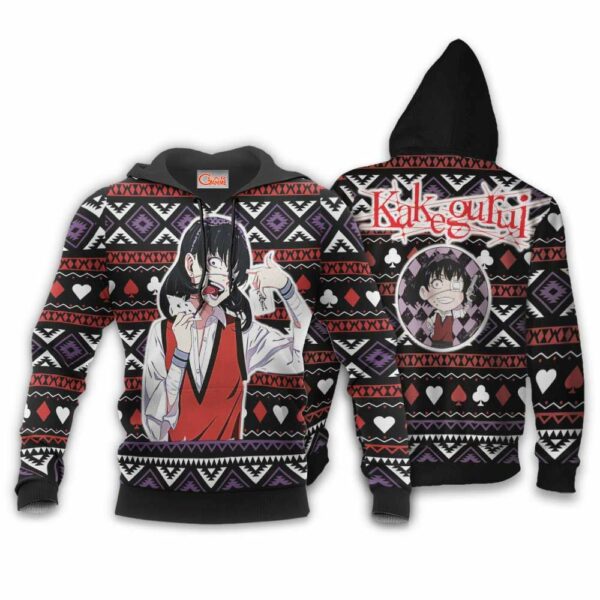 Midari Ikishima Ugly Christmas Sweater Custom Anime Kakegurui XS12 3