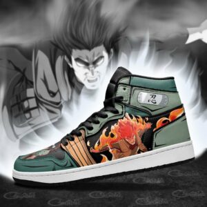 Might Guy Shoes Power Custom Anime Sneakers 7