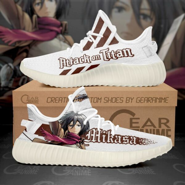 Mikasa Ackerman Shoes Attack On Titan Custom Anime Sneakers SA10 1