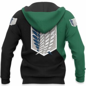 Mikasa Ackerman Hoodie Shirt Attack On Titan Anime Zip Jacket 10