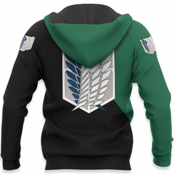 Mikasa Ackerman Hoodie Shirt Attack On Titan Anime Zip Jacket 5