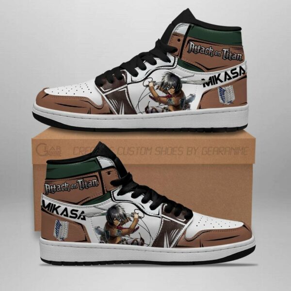 Mikasa Ackerman Shoes Attack On Titan Anime Shoes 1