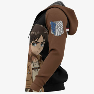 Mikasa And Eren Hoodie Custom Attack On Titan Anime Merch Clothes Valentine's Gifts 11