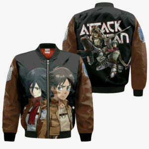 Mikasa And Eren Hoodie Custom Attack On Titan Anime Merch Clothes Valentine's Gifts 9