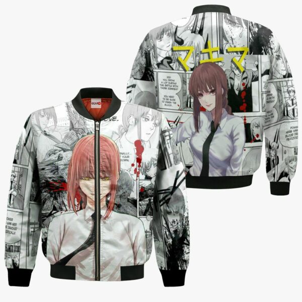 Mikima Hoodie Custom Manga Style Chainsaw Man Anime Jacket Shirt 4