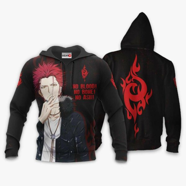 Mikoto Suoh Hoodie Homra Red Clan Custom K Project Merch 3