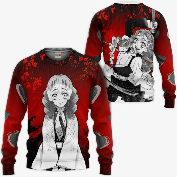 Mitsuri Kanroji Hoodie Custom Kimetsu Anime Merch Clothes Japan Art 2