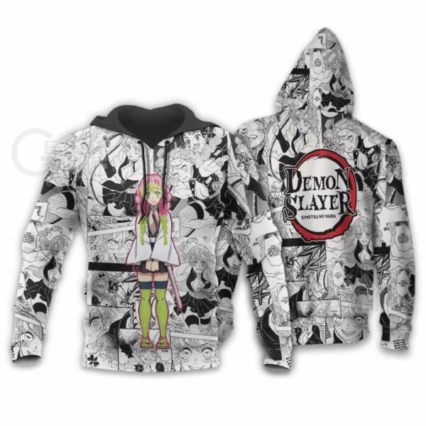 Mitsuri Kanroji Shirt Kimetsu Anime Mix Manga Hoodie 4