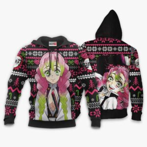 Mitsuri Kanroji Ugly Christmas Sweater Custom Anime Kimetsu XS12 7