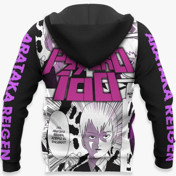 Mob Psycho 100 Hoodie Custom Arataka Reigen Anime Shirts 5
