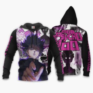Mob Psycho 100 Hoodie Custom Shigeo Kageyama Anime Shirts 8