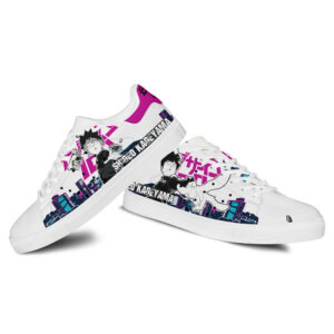 Mob Psycho 100 Shigeo Kageyama Skate Shoes Custom Anime Sneakers 6