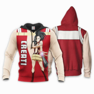 Momo Yaoyorozu Hoodie Custom Anime My Hero Academia Merch Clothes 8