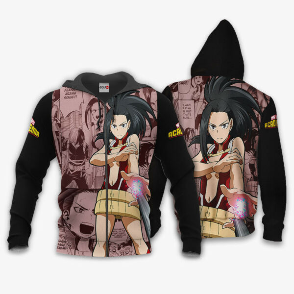 Momo Yaoyorozu Hoodie Custom My Hero Academia Anime Merch Clothes Manga Style 1