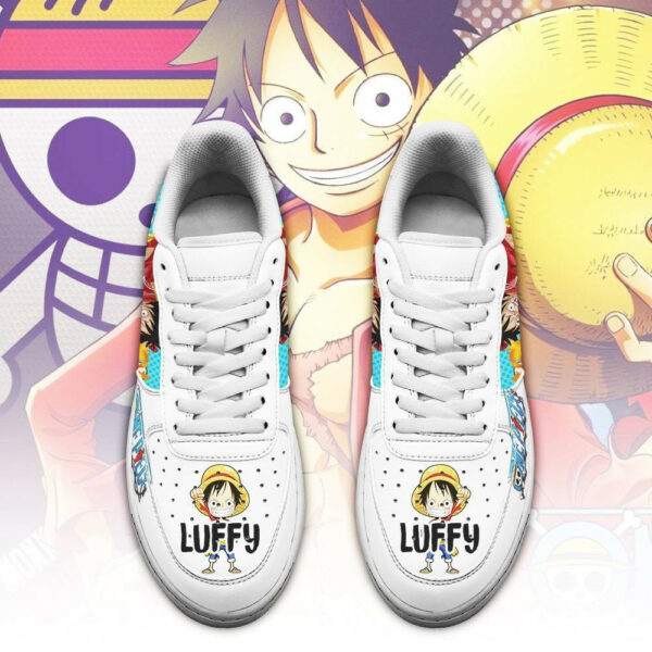 Monkey D Luffy Air Shoes Custom Anime One Piece Sneakers 2