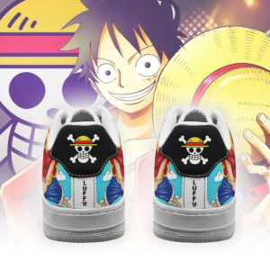 Monkey D Luffy Air Shoes Custom Anime One Piece Sneakers 5